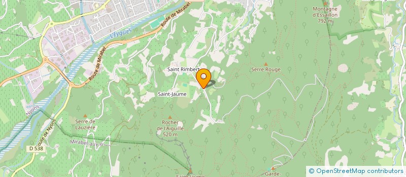 localisation de l'entreprise SCI LICOVI  NYONS