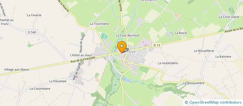 localisation de l'entreprise SCI LICRIBERT  HAMBYE