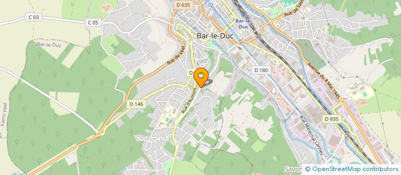 localisation de l'entreprise SCI LICTEUR à BAR-LE-DUC