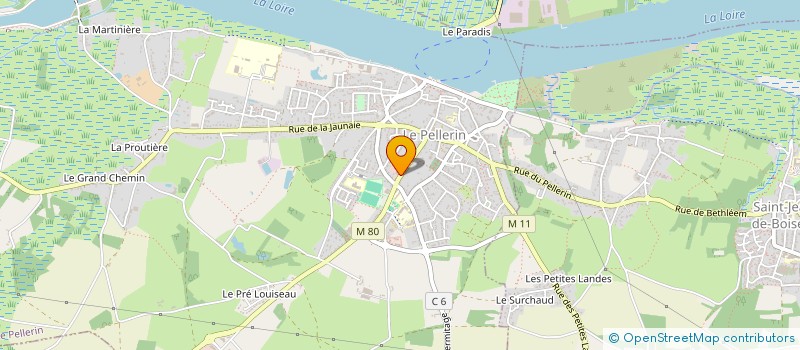 localisation de l'entreprise SCI LIDA  LE PELLERIN