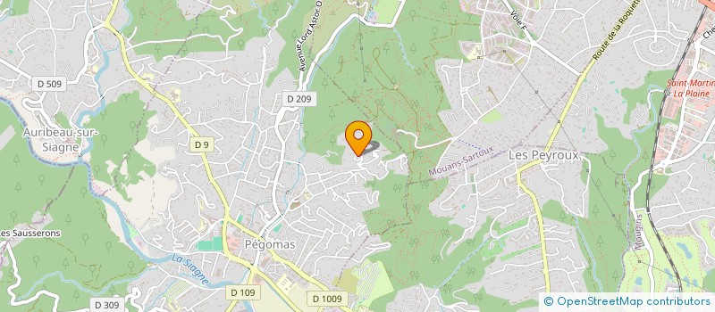 localisation de l'entreprise SCI LIDANA  PEGOMAS