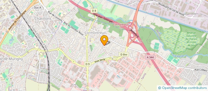 localisation de l'entreprise SCI LIDE  CORMONTREUIL