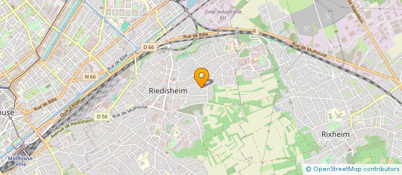 localisation de l'entreprise SCI LIDEAN  RIEDISHEIM