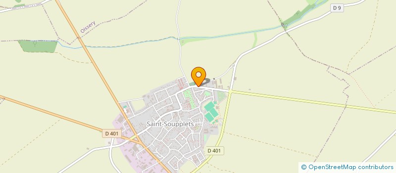 localisation de l'entreprise SCI LIDIA  SAINT-SOUPPLETS