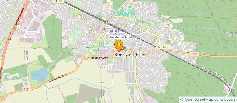 localisation de l'entreprise SCI LIDYVA  ROISSY-EN-BRIE