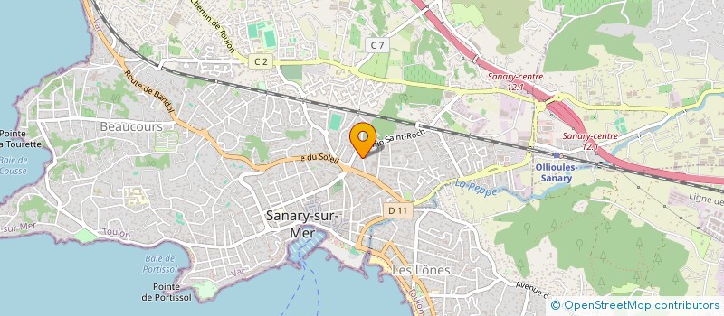 localisation de l'entreprise SCI LIEBER à SANARY-SUR-MER
