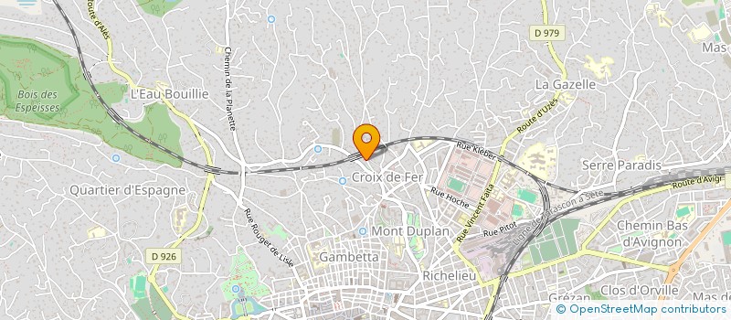 localisation de l'entreprise SCI LIEF LIEF  NIMES