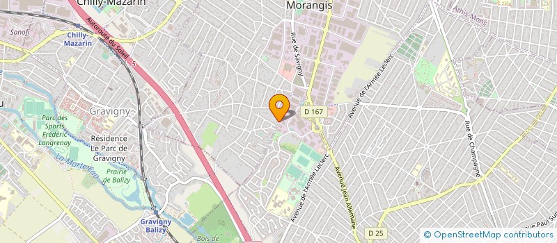 localisation de l'entreprise SCI LIEGE 27  MORANGIS