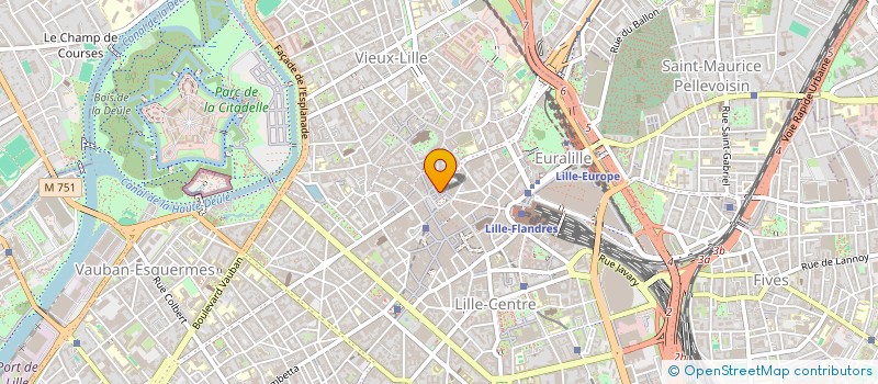 localisation de l'entreprise SCI LIEGE  LILLE