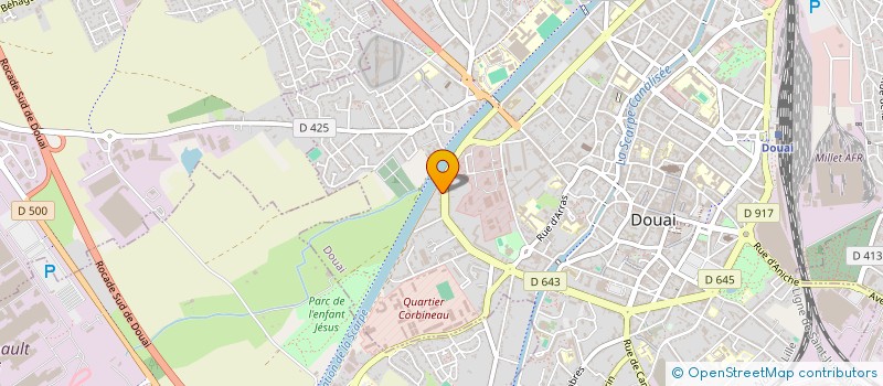 localisation de l'entreprise SCI LIEGEOIS-GIROUX à DOUAI
