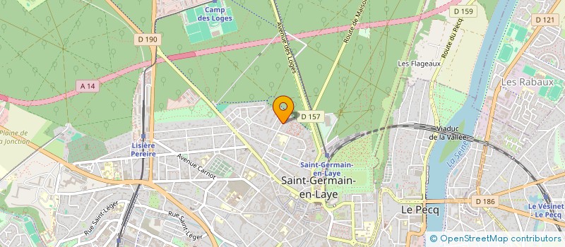 localisation de l'entreprise SCI LIEGEOIS MOISANT  SAINT-GERMAIN-EN-LAYE