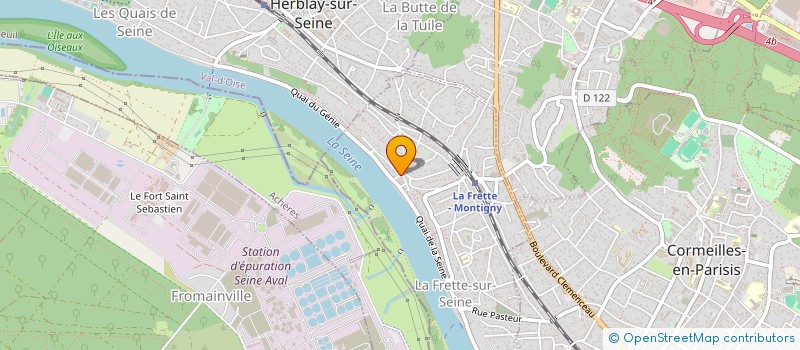 localisation de l'entreprise SCI LIELAU  LA FRETTE-SUR-SEINE