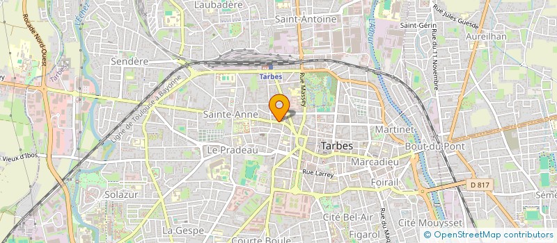 localisation de l'entreprise SCI LIELOS  TARBES