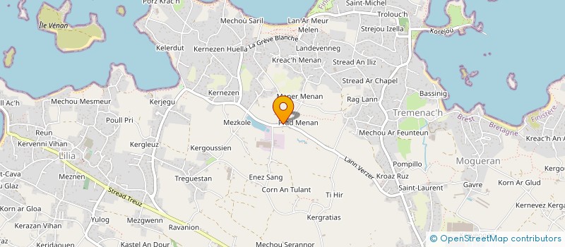 localisation de l'entreprise SCI LIENEN  PLOUGUERNEAU