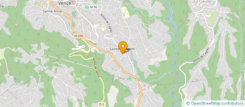 localisation de l'entreprise SCI LIERJO  VENCE