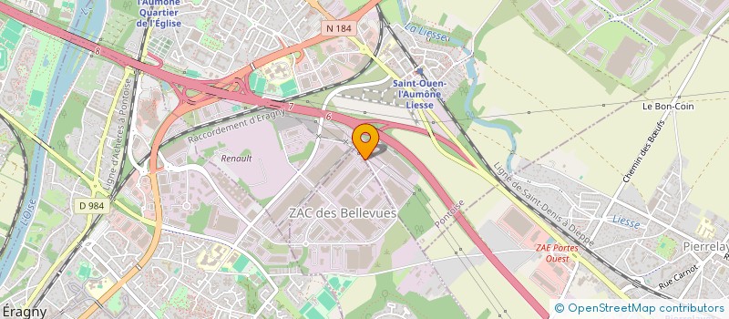 localisation de l'entreprise SCI LIESSE  HERBLAY-SUR-SEINE