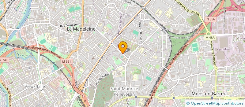 localisation de l'entreprise SCI LIETARD  LILLE