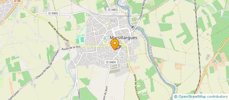 localisation de l'entreprise SCI LIEURE-GALZIN à MARSILLARGUES