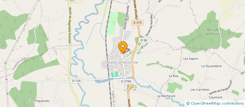 localisation de l'entreprise SCI LIEUREY IMMOBILIER  OUILLY-LE-VICOMTE