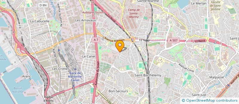localisation de l'entreprise SCI LIEUTAUD 34 à MARSEILLE