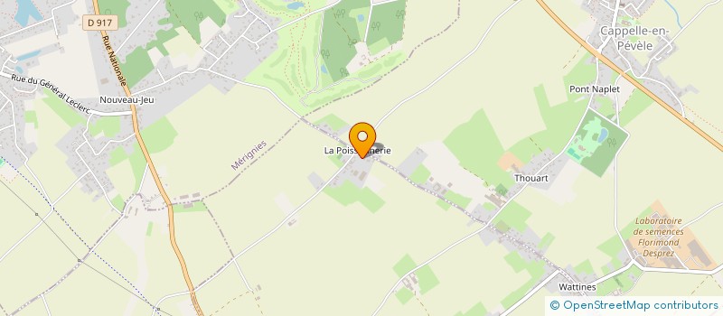 localisation de l'entreprise SCI LIEVENS LECLERCQ  BERSEE