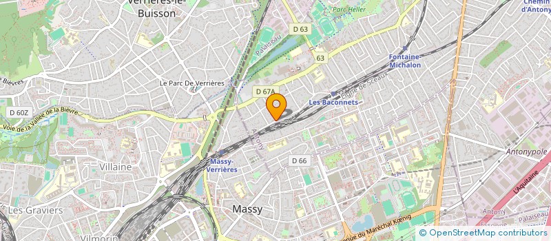 localisation de l'entreprise SCI LIEVENS SCHLOSSER à ANTONY