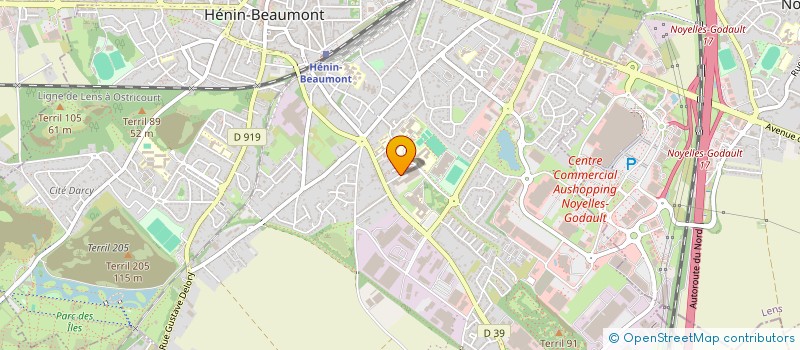 localisation de l'entreprise SCI LIEVIN DES SOLSTICES à HENIN-BEAUMONT