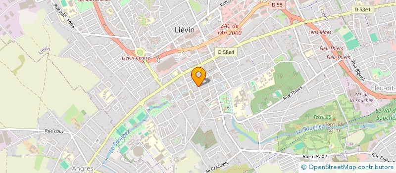 localisation de l'entreprise SCI LIEVIN VIGO  LIEVIN