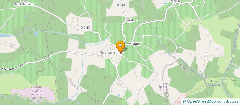 localisation de l'entreprise SCI LIEVRE  PUYNORMAND