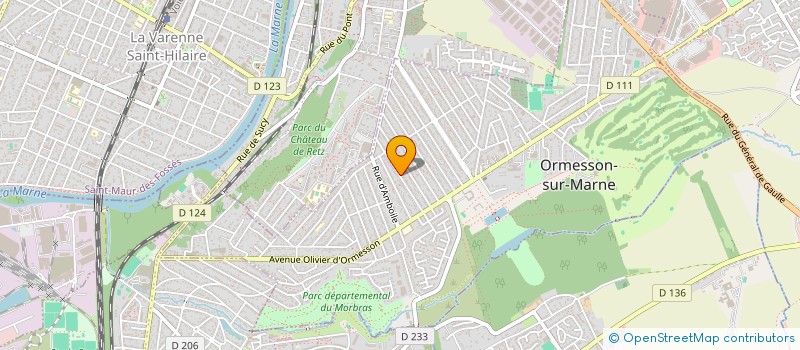 localisation de l'entreprise SCI LIEXIRE  ORMESSON-SUR-MARNE