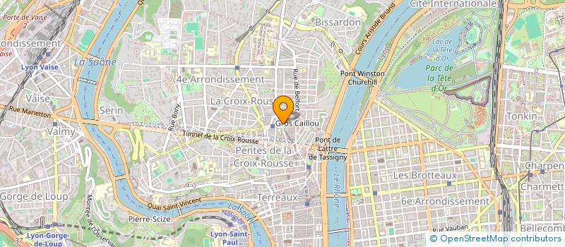 localisation de l'entreprise SCI LIEYROS  LYON