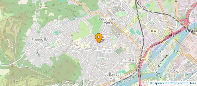 localisation de l'entreprise SCI LIFA  METZ