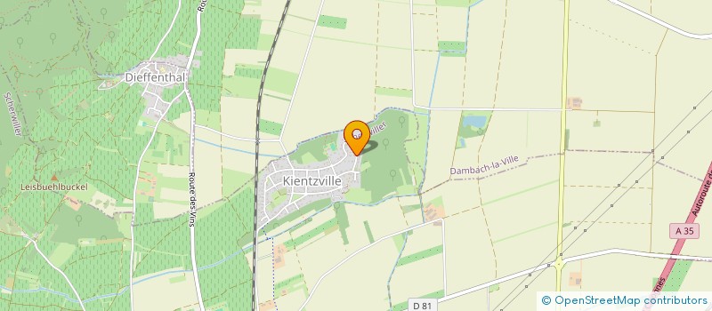 localisation de l'entreprise SCI LIFA  ROSHEIM