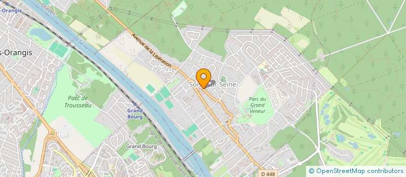 localisation de l'entreprise SCI LIFE 1405 à SOISY-SUR-SEINE