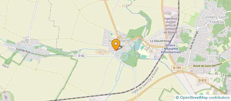 localisation de l'entreprise SCI LIFE  NEAUPHLE-LE-VIEUX