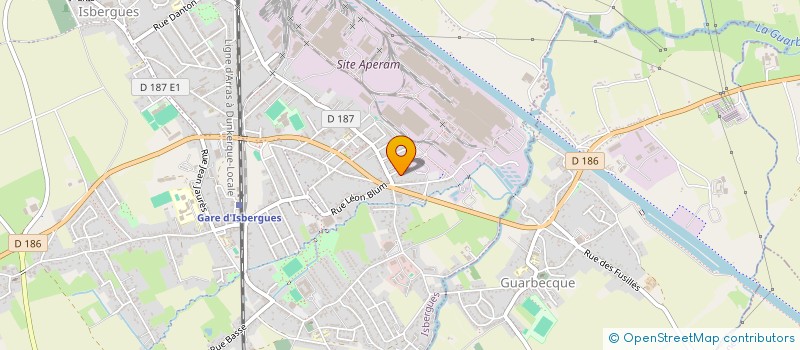 localisation de l'entreprise SCI LIGA  ISBERGUES