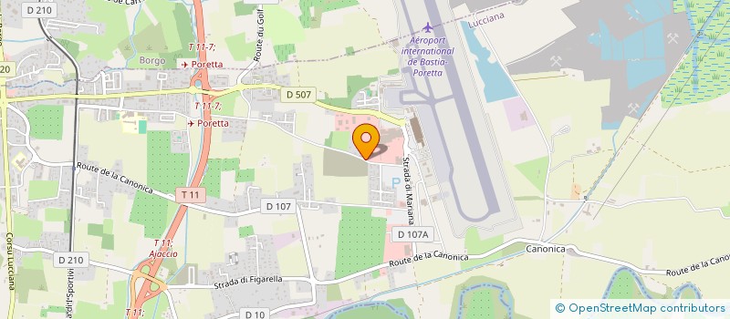 localisation de l'entreprise SCI LIGAME à LUCCIANA