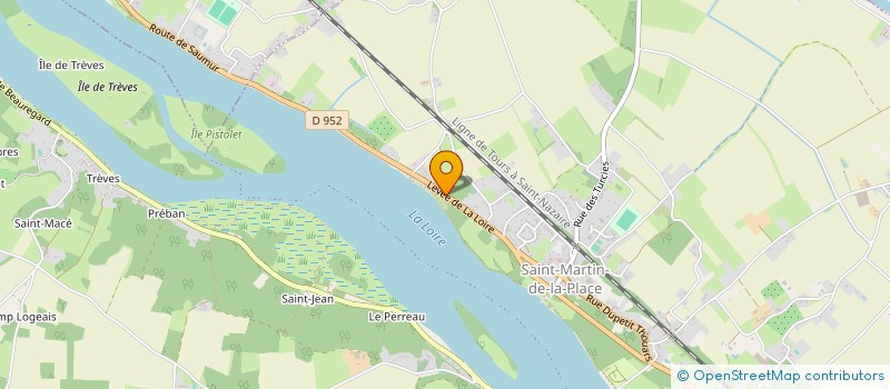 localisation de l'entreprise SCI LIGERIENNE à GENNES-VAL-DE-LOIRE