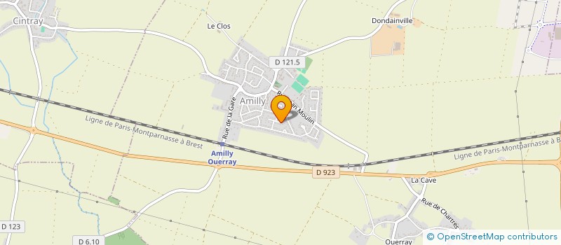 localisation de l'entreprise SCI LIGET à AMILLY