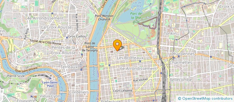 localisation de l'entreprise SCI LIGHT  LYON