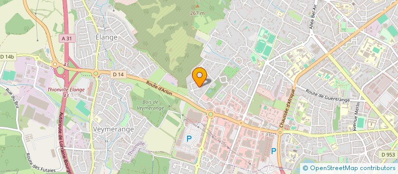 localisation de l'entreprise SCI LIGIER AJP à THIONVILLE