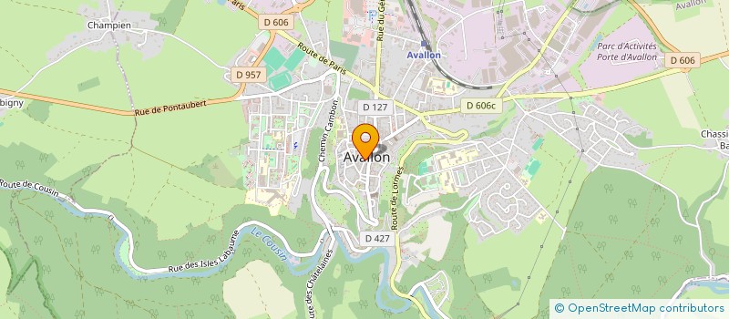 localisation de l'entreprise SCI LIGNANO à AVALLON