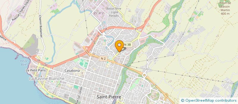 localisation de l'entreprise SCI LIGNE DES SIX CENTS REUNION à SAINT-PIERRE