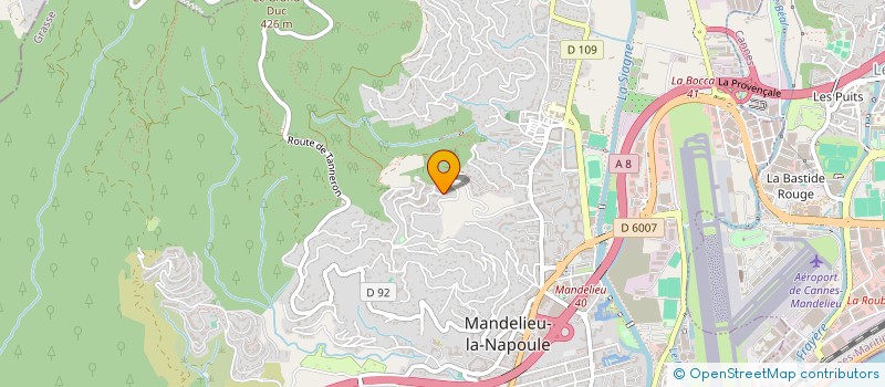 localisation de l'entreprise SCI LIGNIER FLACHAT à MANDELIEU-LA-NAPOULE