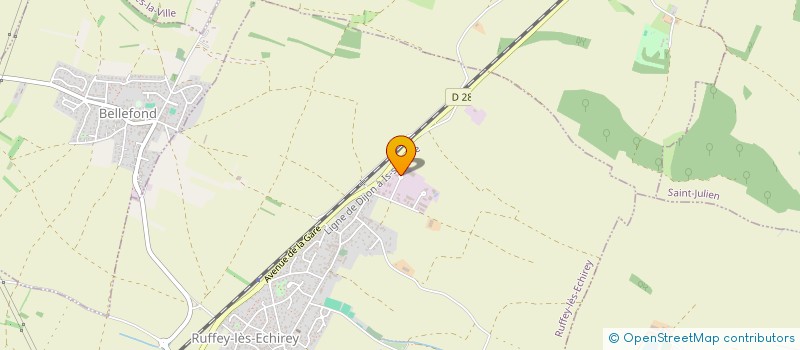 localisation de l'entreprise SCI LIGNIER IMMOBILIER  RUFFEY-LES-ECHIREY
