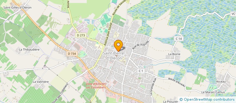 localisation de l'entreprise SCI LIGNON-LAUBIE  SAINT-PIERRE-D'OLERON