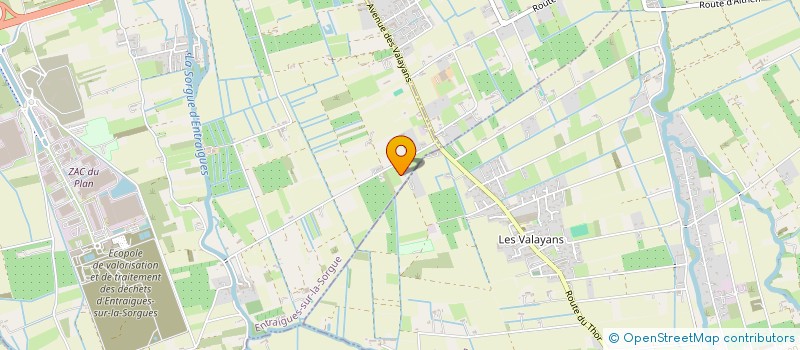 localisation de l'entreprise SCI LIGO  ENTRAIGUES-SUR-LA-SORGUE