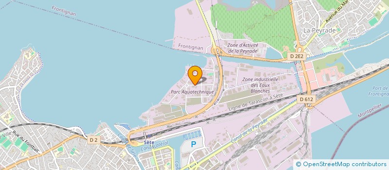 localisation de l'entreprise SCI LIGUORI F  SETE