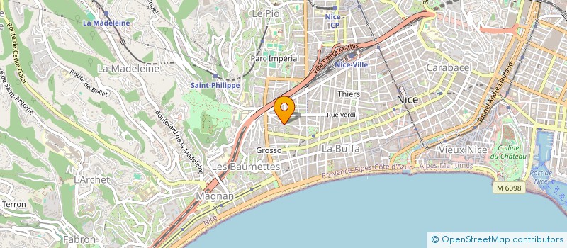 localisation de l'entreprise SCI LIHANA  NICE