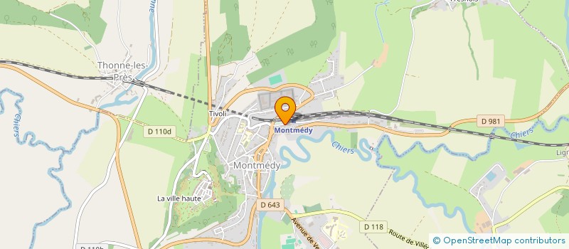 localisation de l'entreprise SCI LIHOBA à MONTMEDY